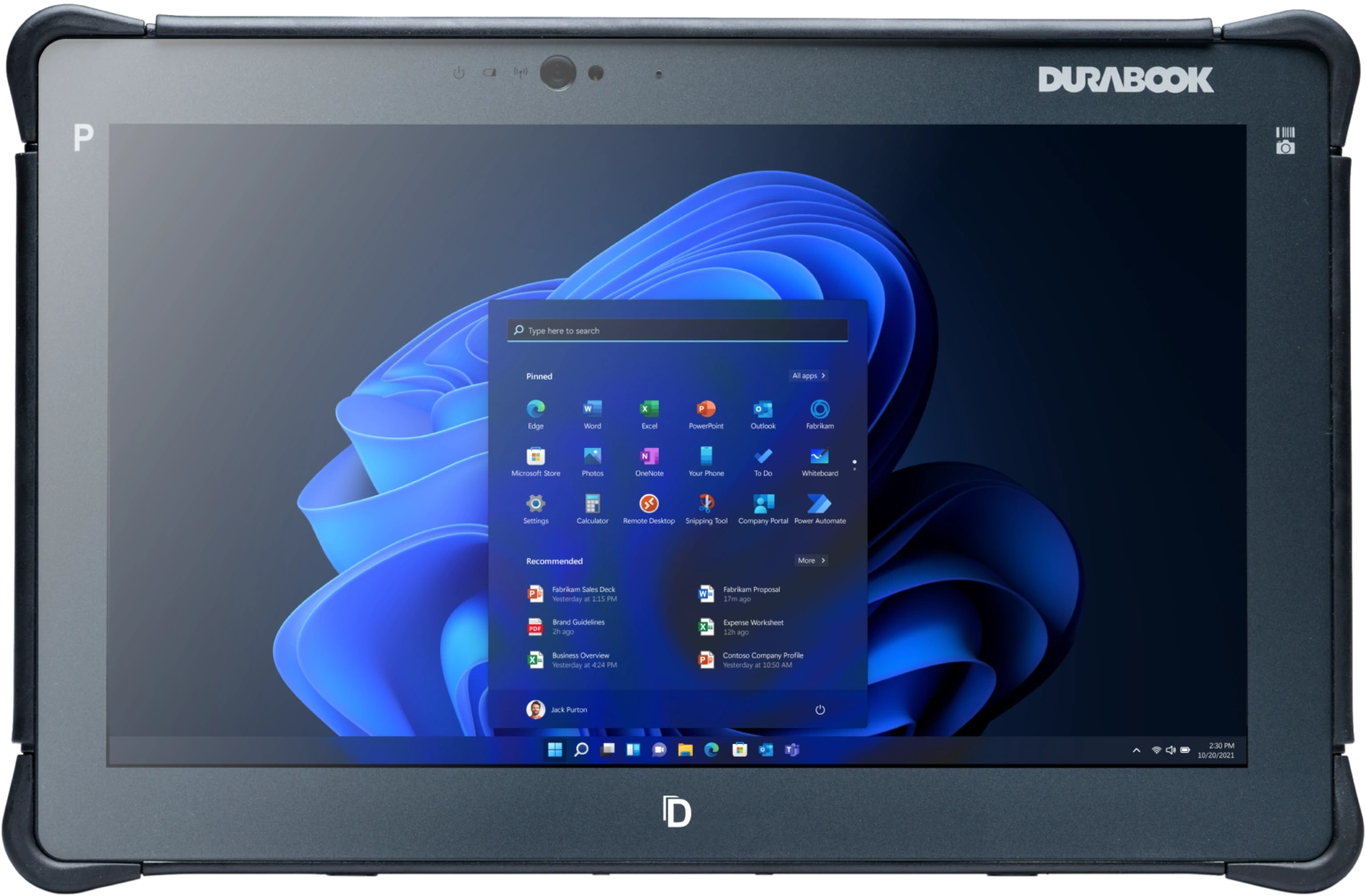 Durabook R11 Front View